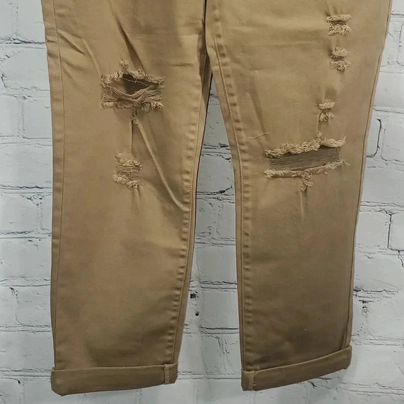 Risen Distressed Cuffed Ankle Skinny Jeans Size 2XL NWT - Picture 4 of 15